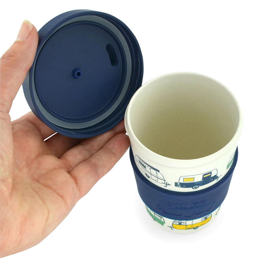 Van Go Bamboo Travel Mug - Iconoic Navy