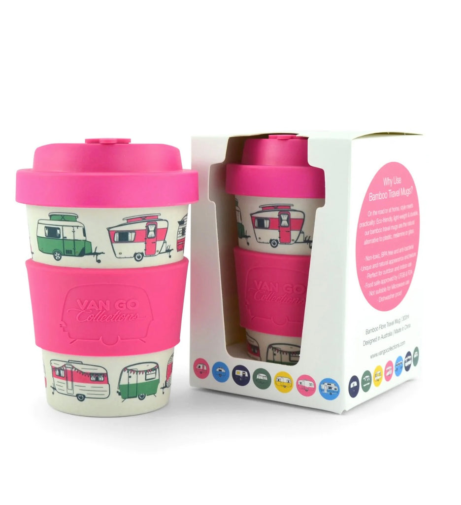 Van Go Bamboo Travel Mug - Iconic Pink