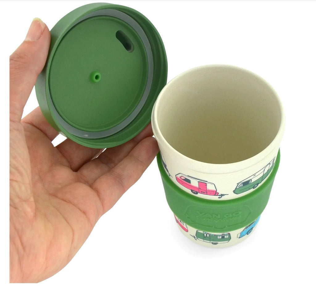 Van Go Bamboo Travel Mug - Iconic Green