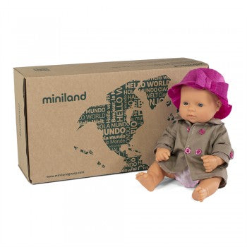 Miniland - Caucasian Girl 32cm