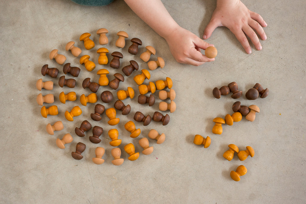 Grapat Mandala - Brown Mushrooms