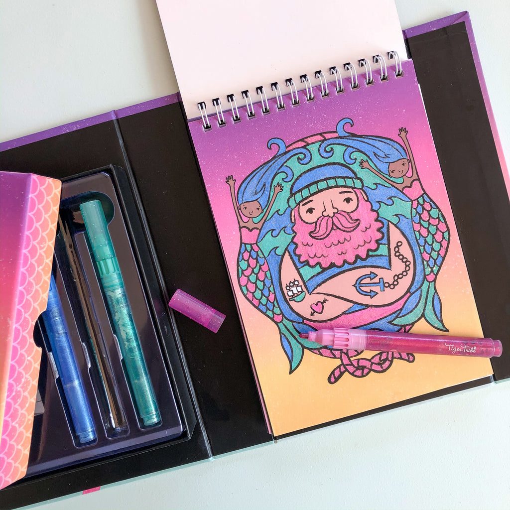 Glitter Colouring - Ocean Dreams