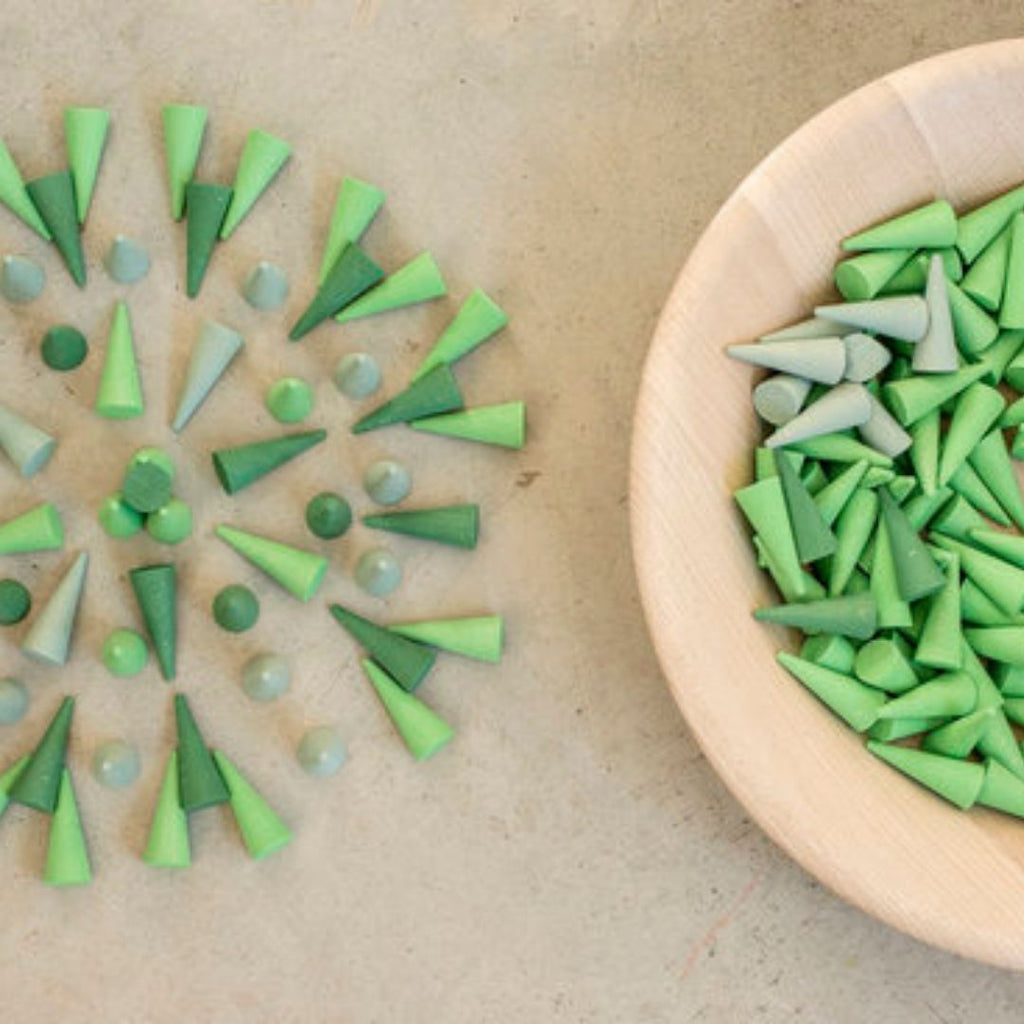 Grapat Mandala - Green Cones