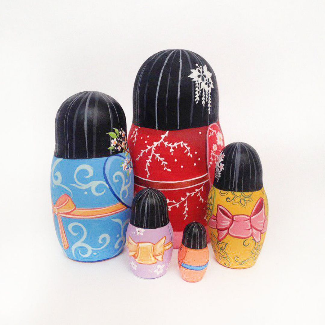 Japanese russian best sale dolls