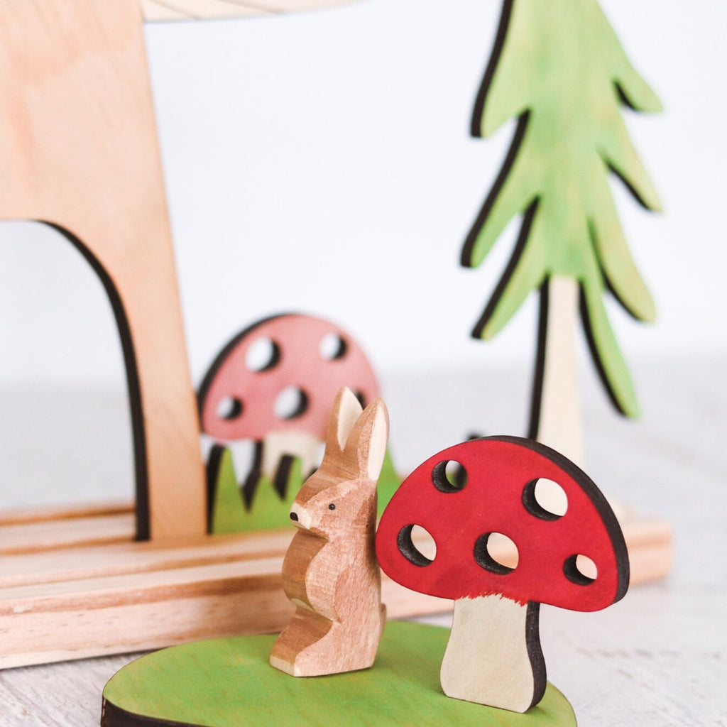 Let Them Play - Mini Mushroom, Rose Pink