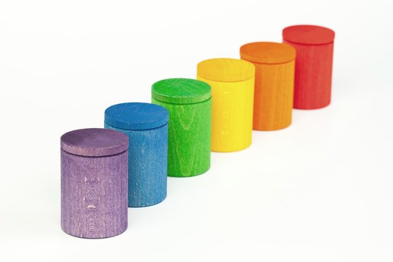 Grapat Coloured Cups with Lids