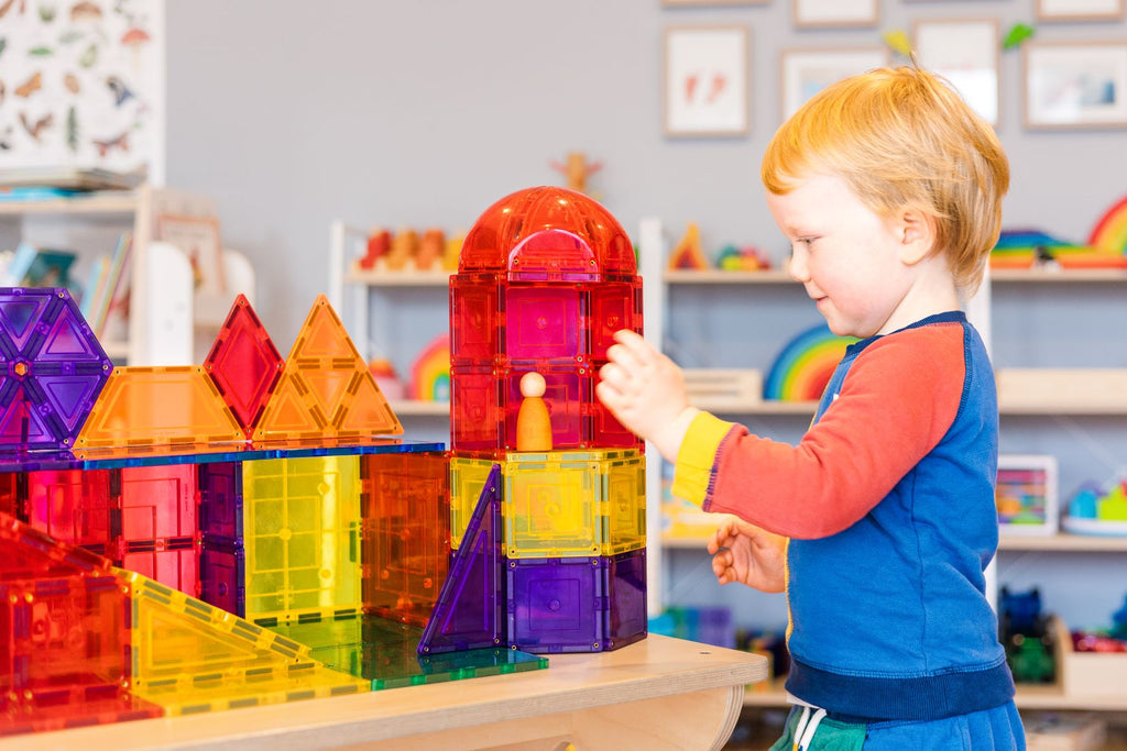 Learn & Grow Magnetic Tiles - Dome pack (18 piece)