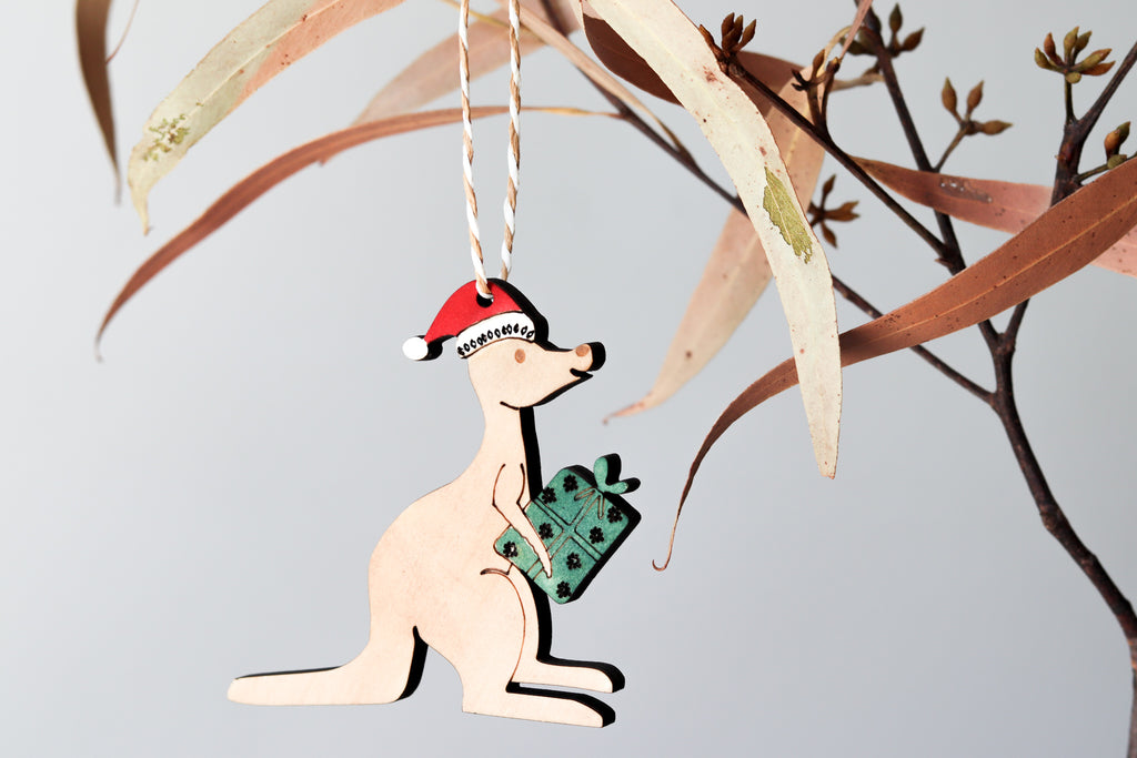 Aussie Christmas Decorations - Set of 4