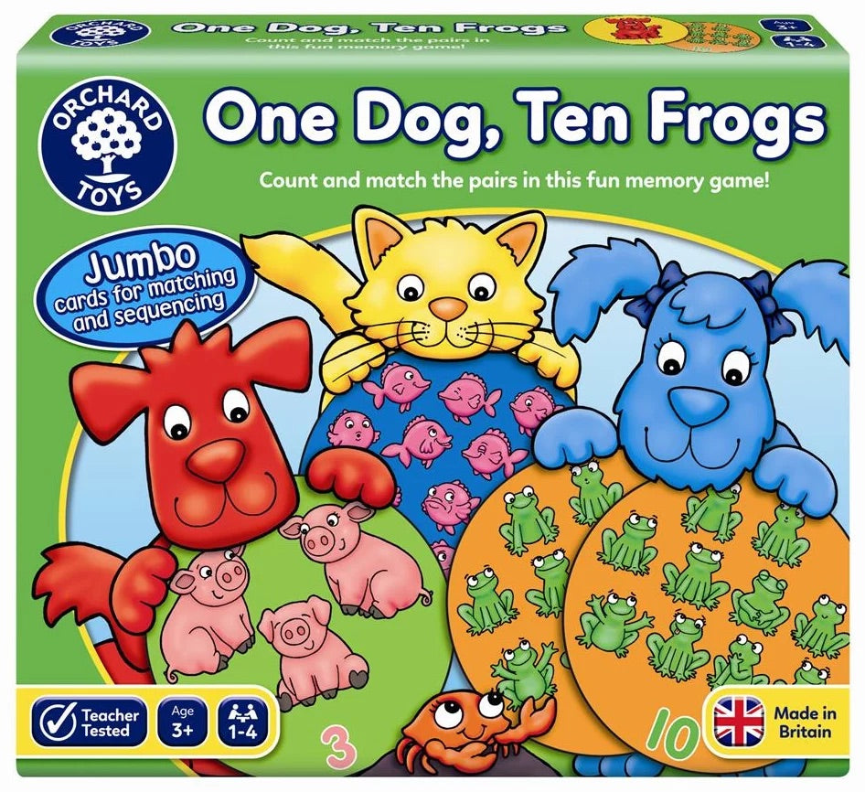 Orchard Game - One Dog, Ten Frogs