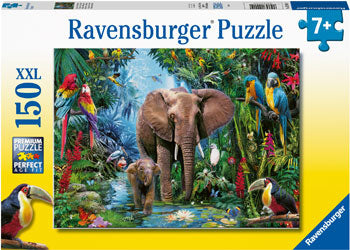 Ravensburger - Elephants at the Oasis Puzzle 150pc