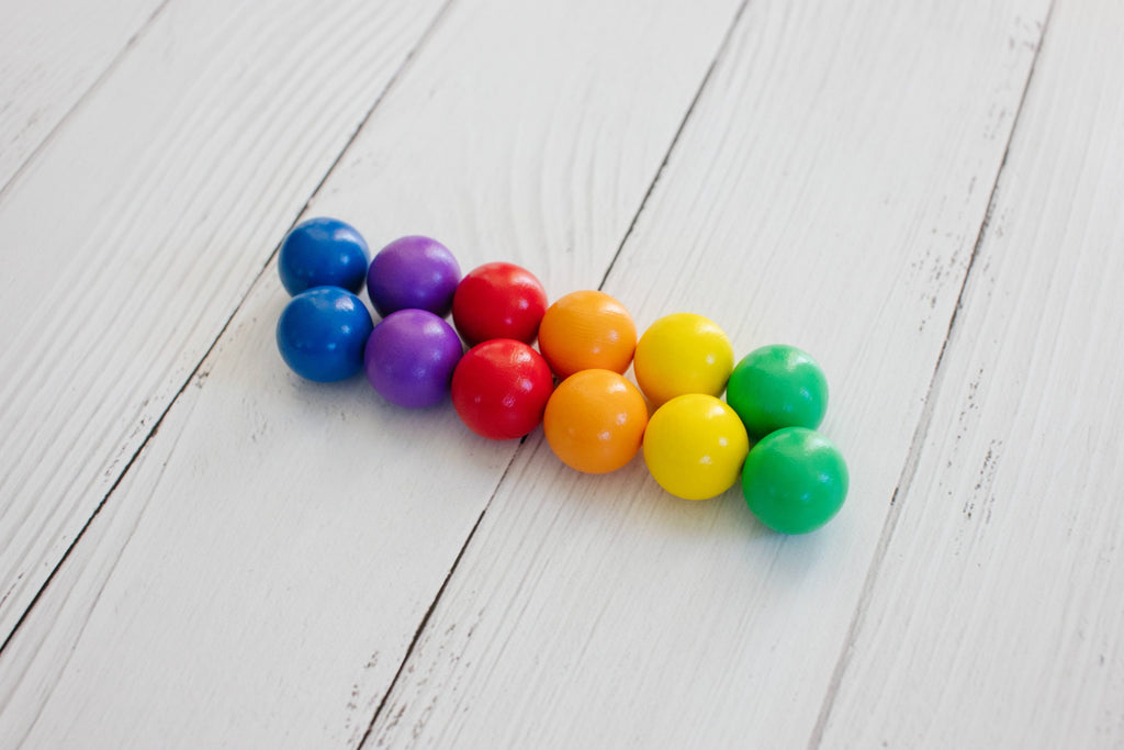 12pc Rainbow Replacement Ball Pack