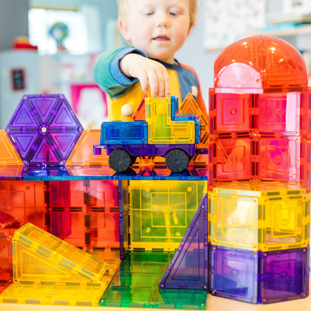 Learn & Grow Magnetic Tiles - Geometry Pack (36 Piece)