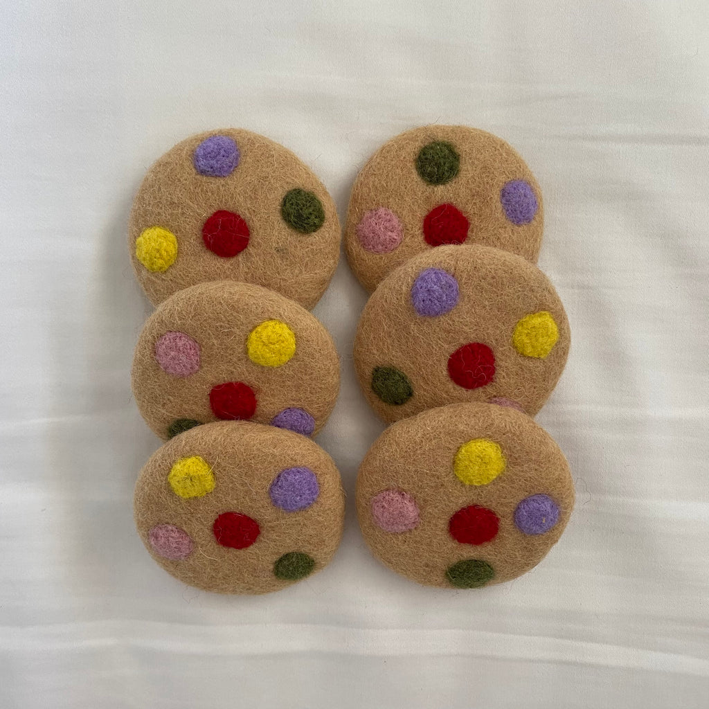 Felt Smartie Cookies