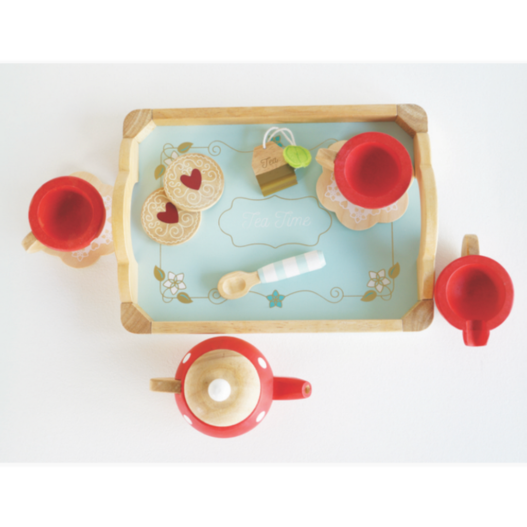 Red Tea Set