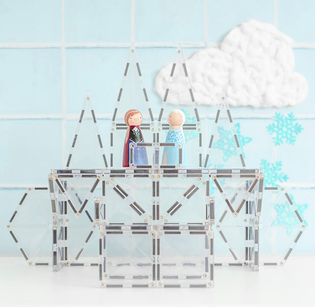 Clear Connetix - 34 Piece