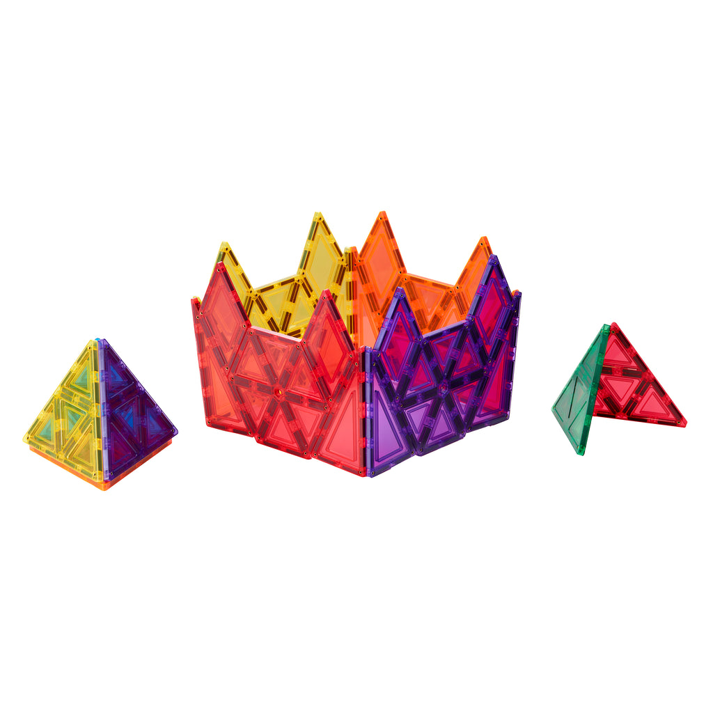 Learn & Grow Magnetic Tiles - Geometry Pack (36 Piece)