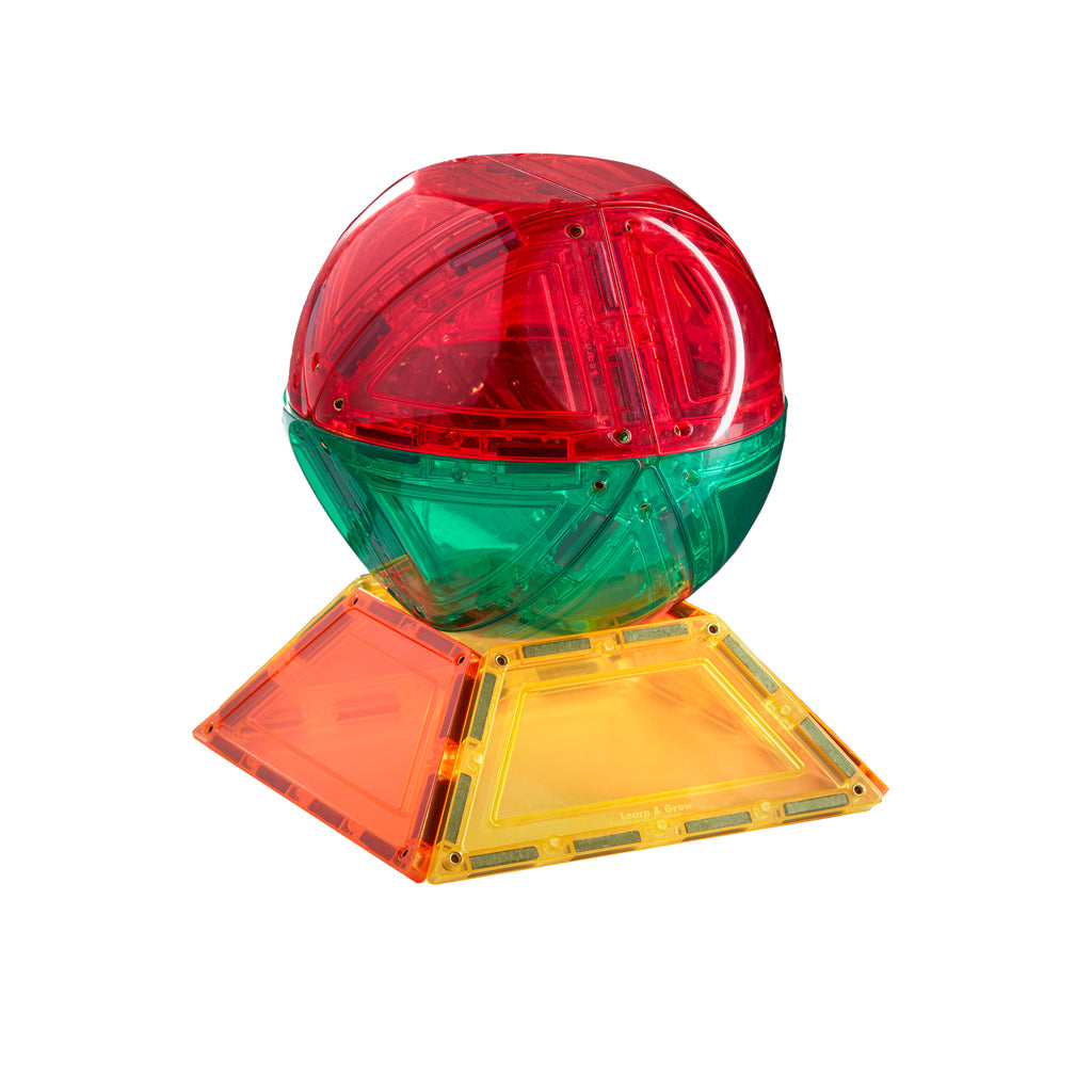 Learn & Grow Magnetic Tiles - Dome pack (18 piece)
