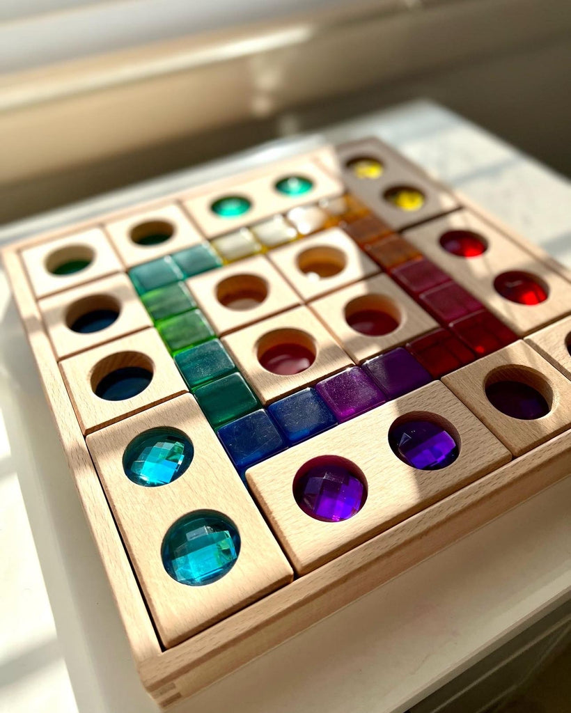 Lux Mosaic & Cubes Blocks by Sensory Workshop